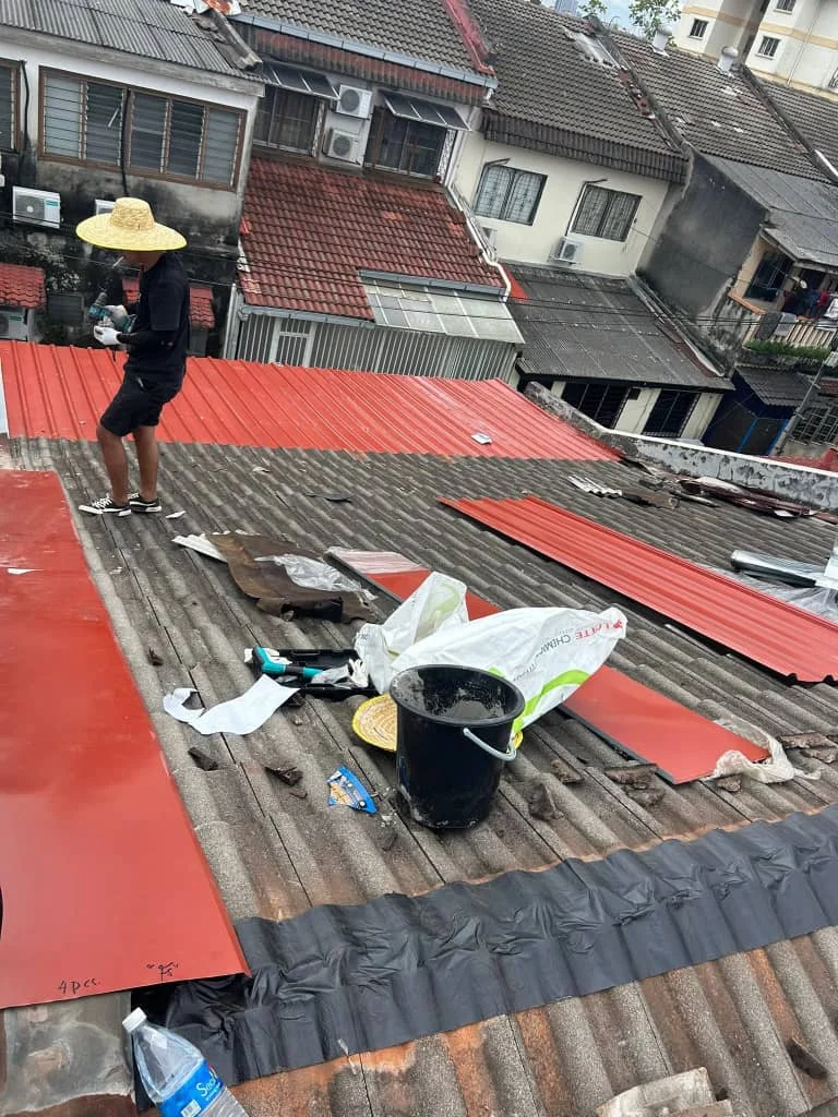 Rooftop renovation photo 4
